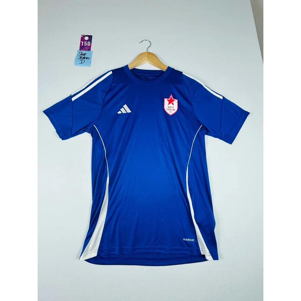 Adidas Mens TIRO24 Jersey Small Royal Blue Soccer Athletic Activewear Sportcore